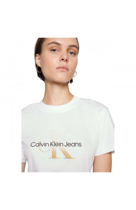 Camiseta Calvin Klein Jeans Gradient Monologo Tee