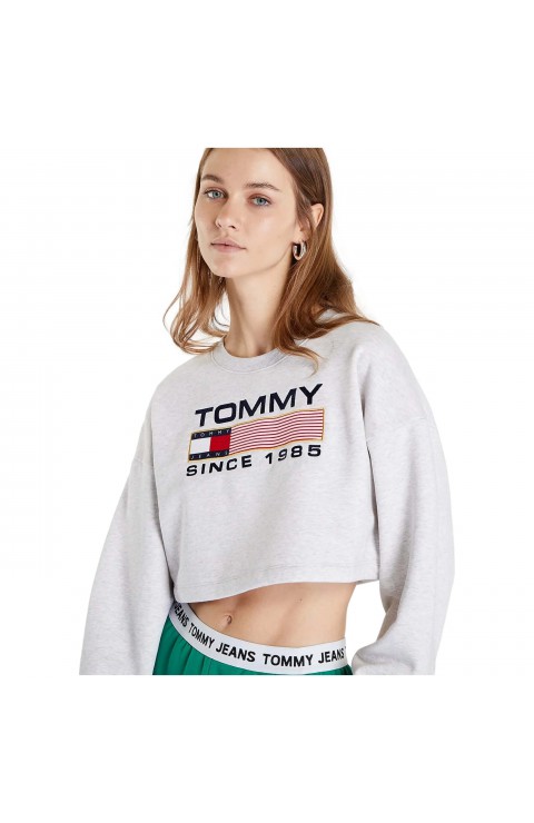 Sudadera Tommy Jeans Tjw Super Crop Modern Ath Crew