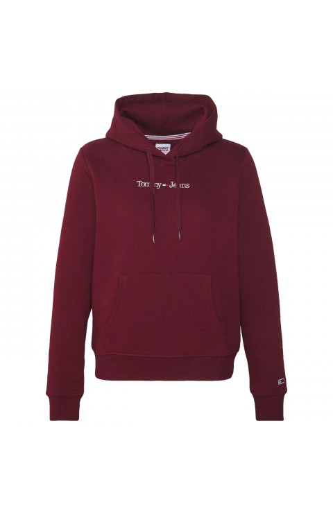 Sudadera Tommy Jeans Tjw Reg Serif Linear Hoodie