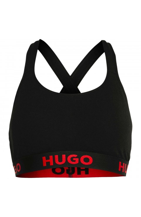 Sujetador Hugo Boss Bralette Padded Sporty Logo