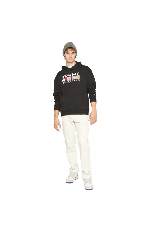 Sudadera Tommy Jeans Tjm Rega Athletic Logo Hoodie