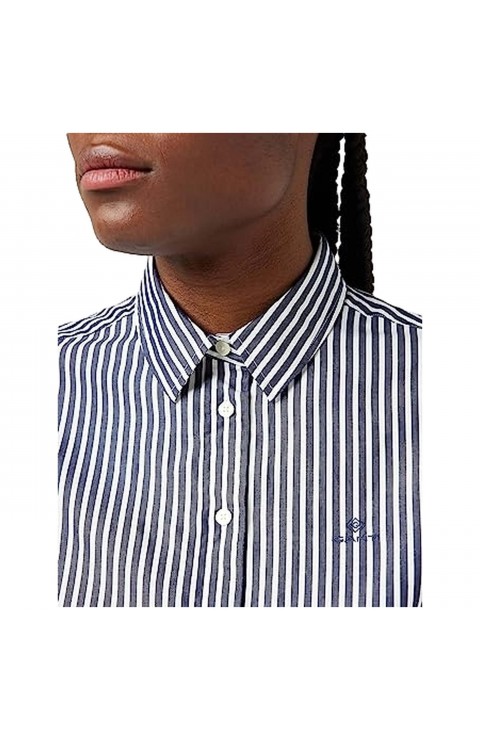 Camisa Gant Reg Broadcloth Striped Shirt