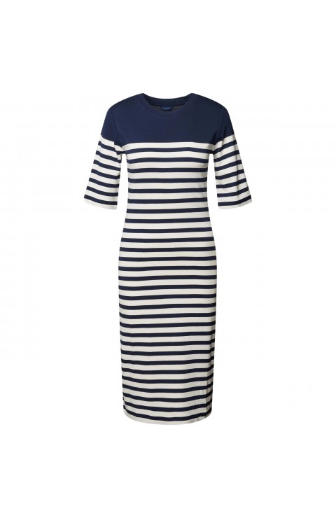 Vestido Gant Striped Ss T-Shirt Dress