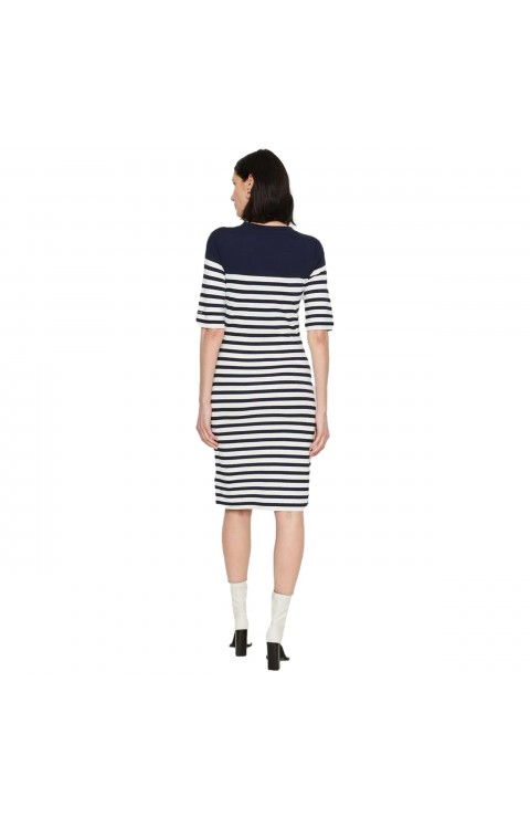 Vestido Gant Striped Ss T-Shirt Dress