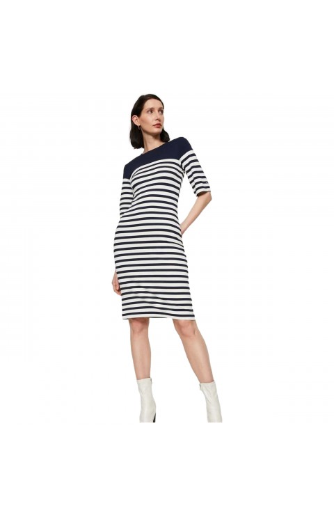 Vestido Gant Striped Ss T-Shirt Dress