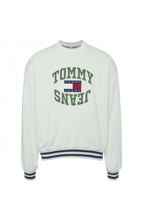 Sudadera Tommy Jeans Tjm Boxy Arched Logo Crew