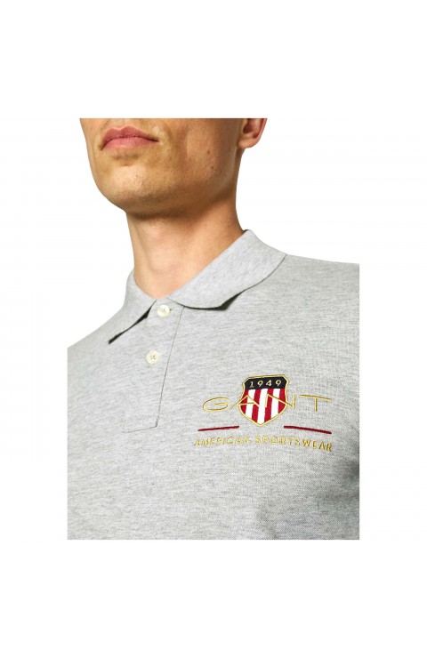 Polo Gant Archive Shield Ss Pique