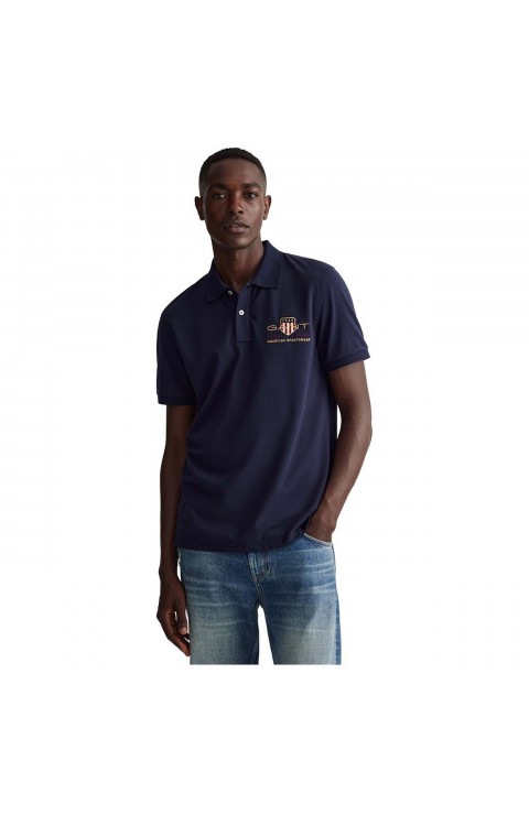 Polo Gant Archive Shield Ss Pique