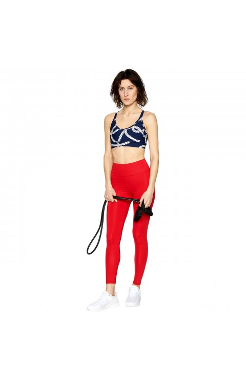 Camiseta Tommy Hilfiger Low Int Aop Rope Strappy Bra