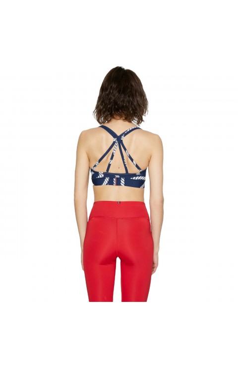 Camiseta Tommy Hilfiger Low Int Aop Rope Strappy Bra