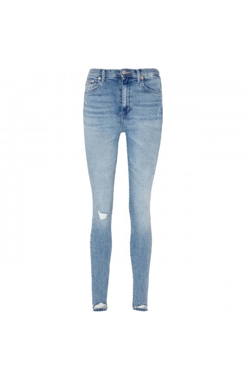 Pantalon Largo Tommy Jeans Sylvia Hr Skinny Bg7214