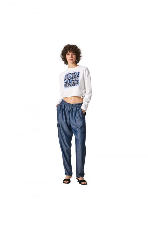 Pantalon Largo Pepe Jeans Jynx Blue