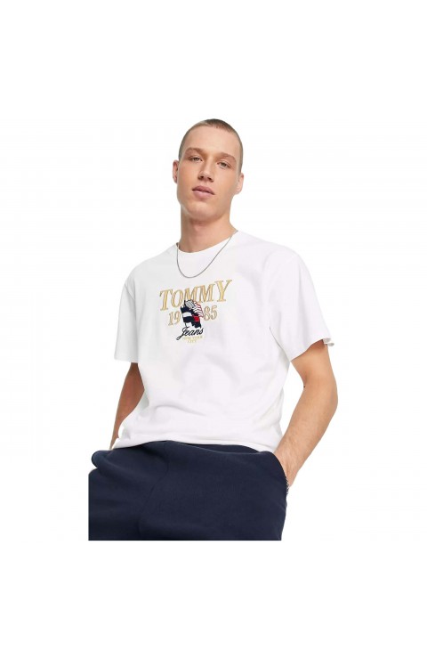 Camiseta Tommy Jeans Tjm Rlxd Tj Luxe Chest Logo Tee