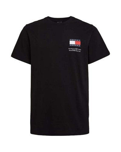 Camiseta Tommy Jeans Tjm Slim Essential Flag Tee Ext