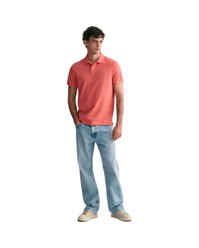 Polo Gant Reg Shield Ss Pique Polo