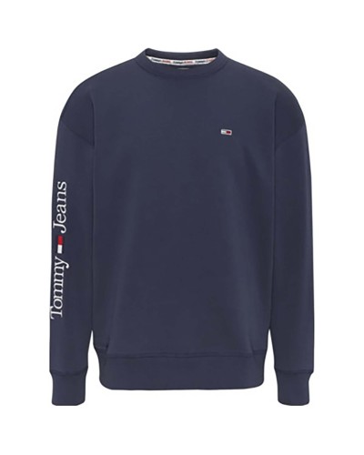 Sudadera Tommy Jeans Tjm Reg Linear Placement Crew