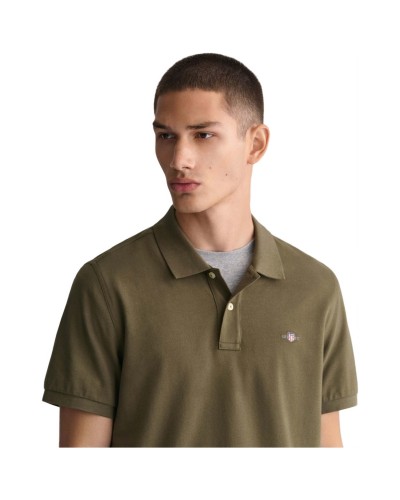 Polo Gant Reg Shield Ss Pique Polo