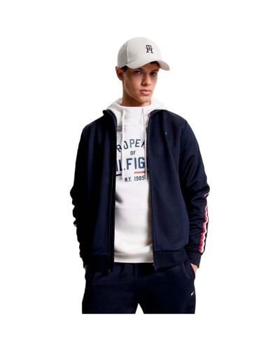 Sudadera Tommy Hilfiger Trim Tape Zip Through