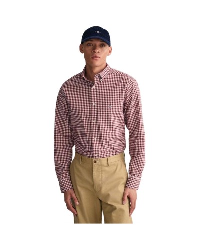 Camisa Gant Reg Poplin Gingham Shirt