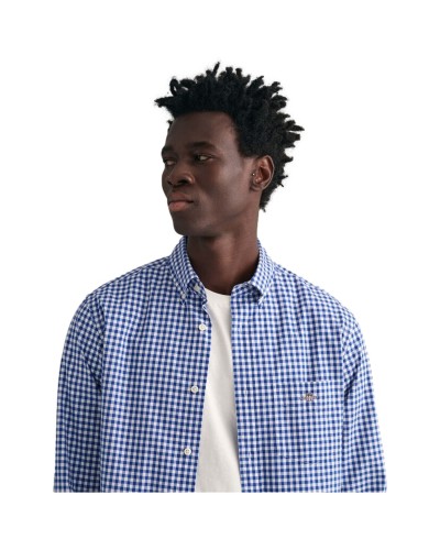 Camisa Gant Reg Poplin Gingham Shirt