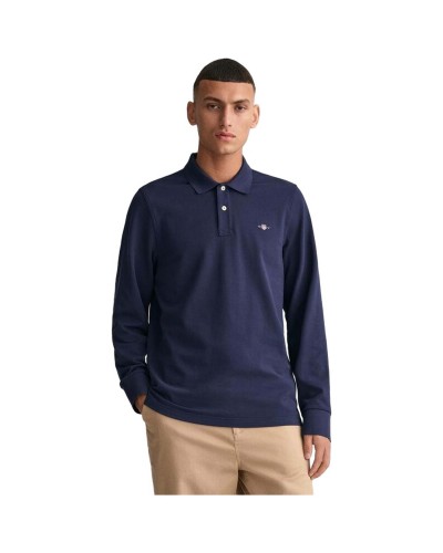 Polo Gant Reg Shield Ls Pique Rugger