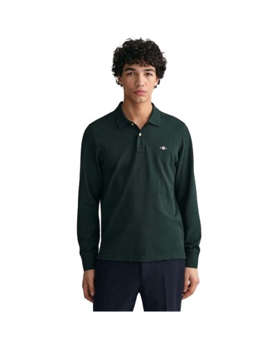 Polo Gant Reg Shield Ls Pique Rugger