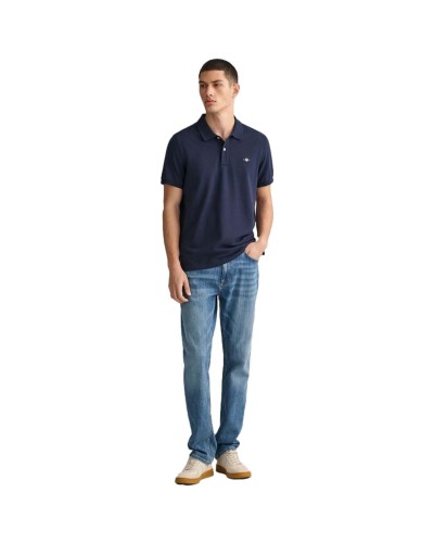 Polo Gant Reg Shield Ss Pique Polo