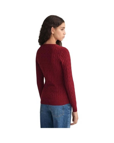 Jersei Gant Strech Cotton Cable C-Neck