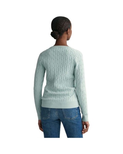 Jersei Gant Strech Cotton Cable C-Neck