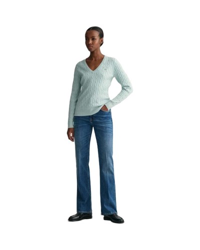 Jersei Gant Strech Cotton Cable C-Neck