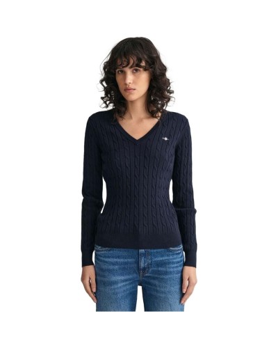 Jersei Gant Strech Cotton Cable C-Neck