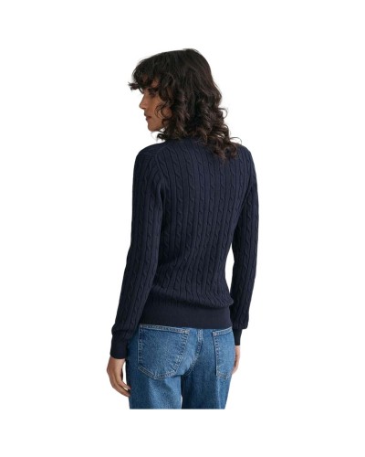 Jersei Gant Strech Cotton Cable C-Neck