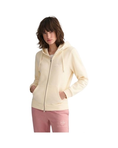 Sudadera Gant Reg Tonal Shield Zip Hoodie