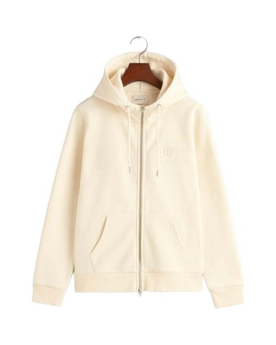 Sudadera Gant Reg Tonal Shield Zip Hoodie