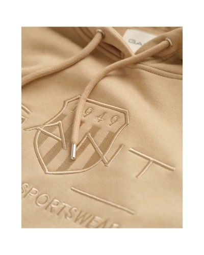 Sudadera Gant Reg Tonal Shield Hoodie