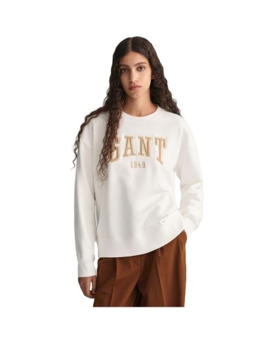 Sudadera Gant Rel Logo C-Neck Sweat