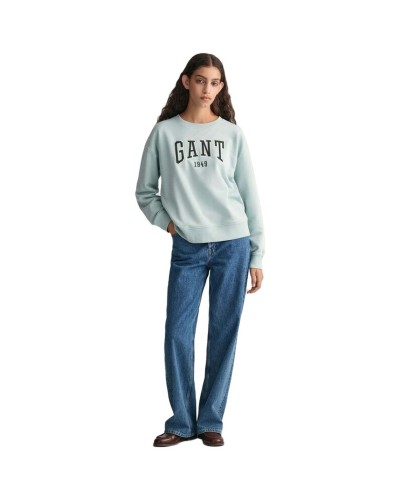 Sudadera Gant Rel Logo C-Neck Sweat