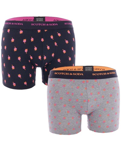 Pack de Boxers Scotch & Soda Scso Men Double Aop Boxe