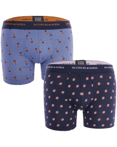 Pack de Boxers Scotch & Soda Scso Men Double Aop Boxe