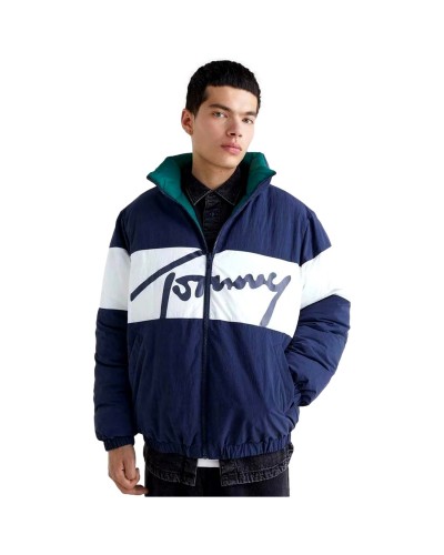 Abrigo Tommy Jeans Tjm Revesible Signature Puffer