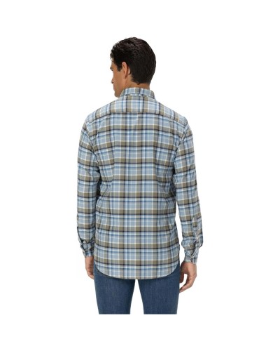 Camisa Pulpo Camisa Cross Check Flannel Gris Multi