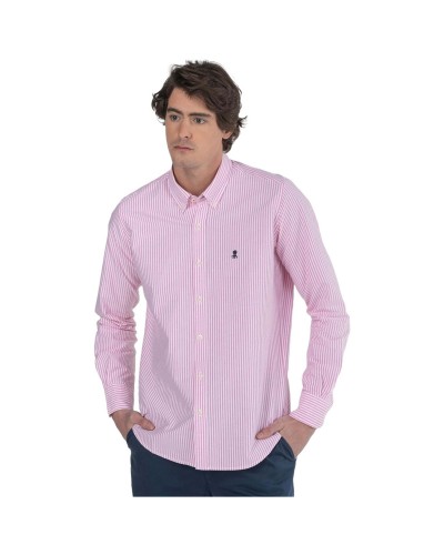 Camisa Pulpo Camisa Pinpoint Rayas Rosa