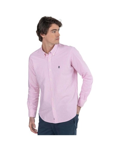 Camisa Pulpo Camisa Pinpoint Rayas Rosa