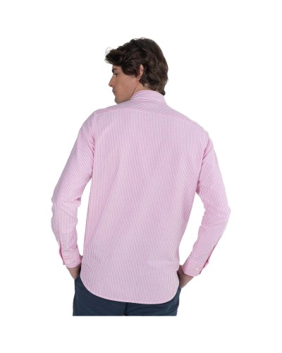 Camisa Pulpo Camisa Pinpoint Rayas Rosa