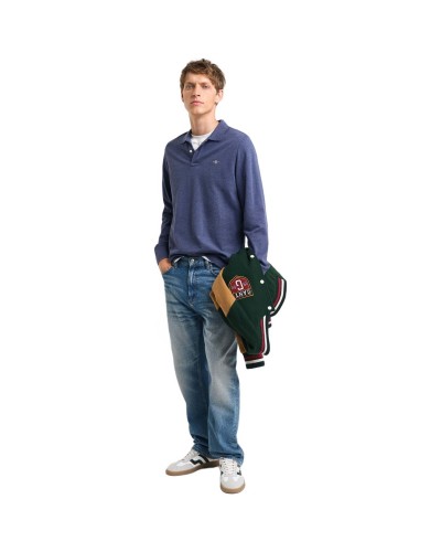 Polo Gant Reg Shield Ls Pique Rugger
