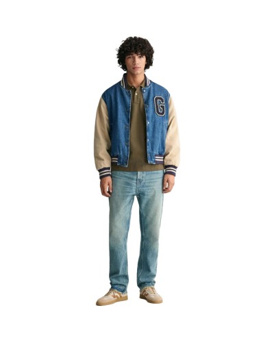Polo Gant Reg Shield Ls Pique Rugger