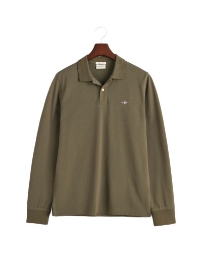 Polo Gant Reg Shield Ls Pique Rugger