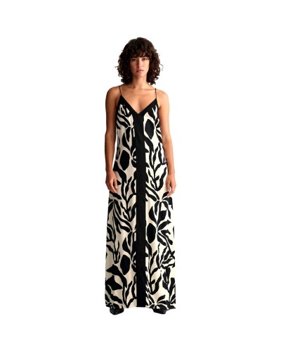 Vestido Gant Rel Palm Print Ss Dress