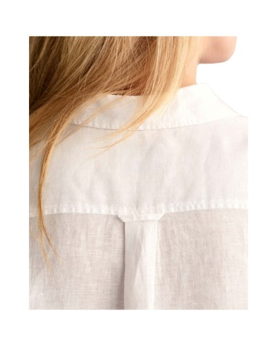 Camisa Gant Reg Linen Chambray Shirt
