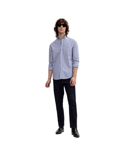 Camisa Gant Reg Wide Poplin Stripe Shirt